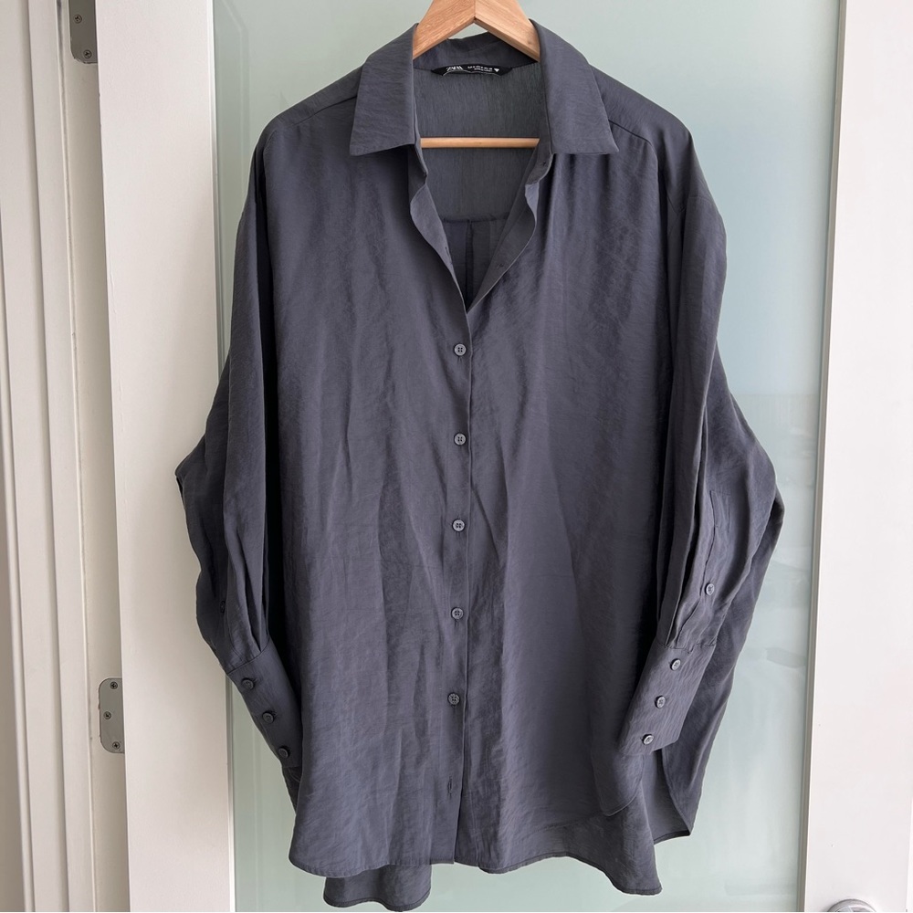 Zara Button Down Blouse